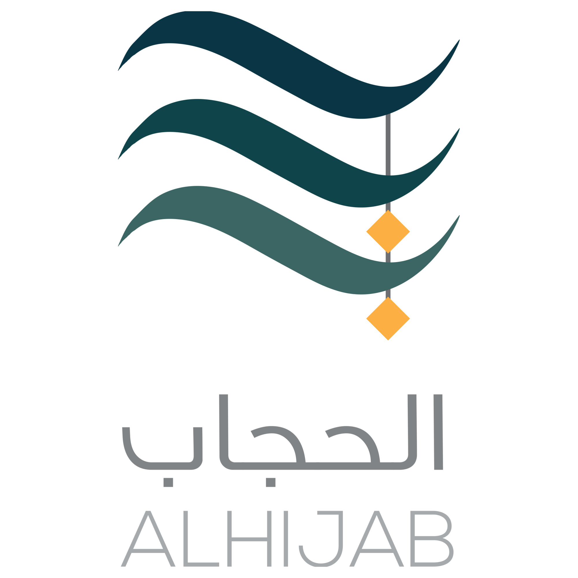 الحجاب للعبايات